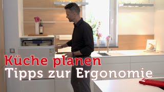 Küche planen  Tipps zur Ergonomie [upl. by Farl741]