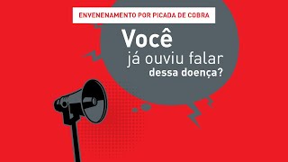 Envenenamento por picada de cobra você já ouviu falar dessa doença [upl. by Acilejna]