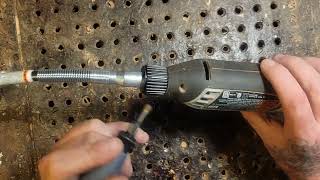 Dremel flex shaft  Installing it to your Dremel [upl. by Novikoff]