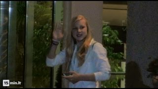 Olympic champion Rūta Meilutytė returned to Lithuania [upl. by Serafine129]