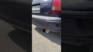 Honda Civic ej9 d14a4 straight pipe magnaflow exhaust [upl. by Nari]