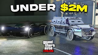 Top 10 BEST Vehicles To Buy Under 2M in GTA Online [upl. by Cogswell]