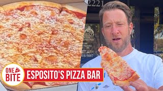 Barstool Pizza Review  Espositos Pizza Bar Davie FL [upl. by Ellata789]