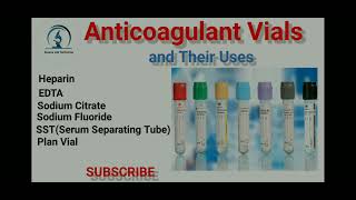 Anticoagulant vials and their Uses  Hematology Lecture notes  Paramedical Classes [upl. by Malone]