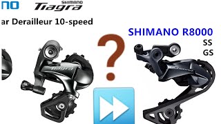 Shimano Ultegra r8000 rear derailleur review tiagra 4700 comparison upgrade [upl. by Jochebed]