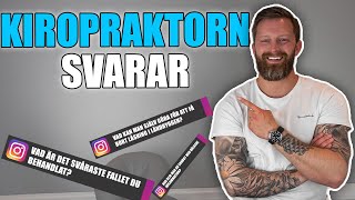 Kiropraktor Niklas Andersson Svarar [upl. by Xylina]