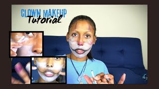 EASY CLOWN MAKEUP  TUTORIAL [upl. by Mcclain]