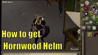 How to get a Hornwood Helm in OSRS [upl. by Leary]