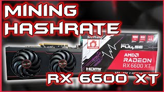 RX 6600 XT Mining Hashrate  Sapphire Pulse RX 6600XT Unboxing  Overclocking amp Profitability [upl. by Anette768]