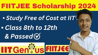 FIITJEE Genius Scholarship Test 2024  Study Free of Cost at IIT’s  FIITJEE Scholarship [upl. by Florie]