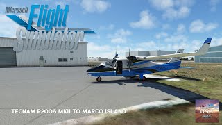 MSFS2020  KPGDKMKY  FLIGHTSIM STUDIOS TECNAM P2006T MKII [upl. by Ahsiekrats677]