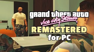 GTA Vice City Stories PS2 REMASTERED for PC HD Textures [upl. by Ralyat]