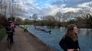 Torpids 2023  Day 1 Wed  WDiv2  Catz W1 bumped by Wolfson W2 overoverbumped by Mansfield W1 [upl. by Riedel]