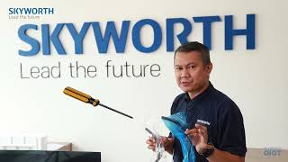 SKYWORTH TV STD6500 Unboxing Video [upl. by Solram679]