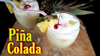 como preparar Piña colada  piña colada con 3 ingredientes [upl. by Lohrman]