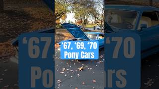 Which is your favorite Pony Car pontiac firebird chevrolet camaro ford mustang boss302 v8 [upl. by Hovey]