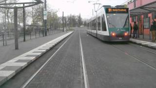 Mitfahrt Straßenbahn Potsdam Linie 93 Glienicker Brücke  Bisamkiez Baustellenbedingt [upl. by Barcellona733]