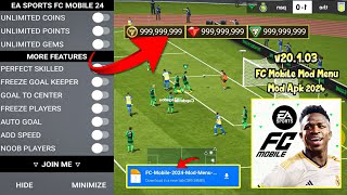 FC Mobile 24 Mod Menu v20103  FC Mobile 24 Mod Apk 20103  Unlimited Money Gems FC Points [upl. by Aicilat599]