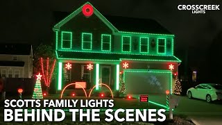 Behind the Scenes  Scotts Family Light Show [upl. by Eisler349]