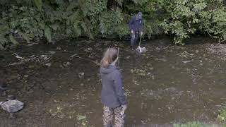 SHMAK Stream Life – Collecting Benthic Macroinvertebrates using the KickNet Method [upl. by Marsh]