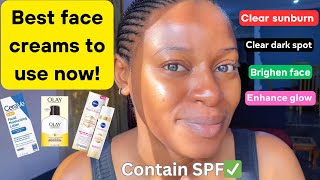 Best brightening face creams for a radiant glowing skin  lightening face cream with SPF [upl. by Shulman]