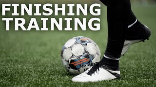 Full Finishing Training Session For Footballers  Improve Your Finishing With These Drills [upl. by Nairred]