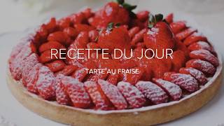 Recette Tarte Aux Fraises  تارت الفراولة [upl. by Skiest372]