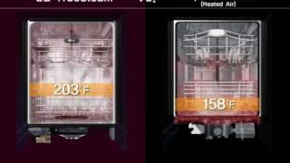 Abt Electronics LG Dishwasher Steam Basic Cycle [upl. by Thorner]