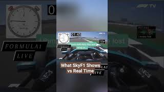 Max Vs Lewis Crash Media vs Real shorts f1 formula1 [upl. by Ekihc]