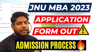 JNU MBA Admission Process Application Forms 2023 Latest Update🔥HEmba [upl. by Myna]