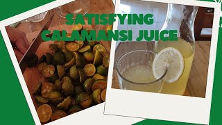 Calamansi Juice for the day ASMR [upl. by Airdnal]