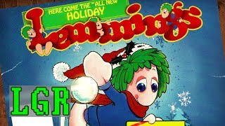 Holiday Lemmings DOS PC Gaming Happiness [upl. by Attiuqaj]