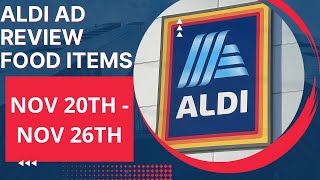 Aldi Ad Review FoodGrocery Items New Arrivals New Deals New Sales From NOV 20THNOV 26TH [upl. by Ietta932]