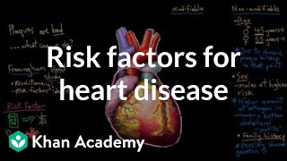 Risk factors for coronary artery disease  Circulatory System and Disease  NCLEXRN  Khan Academy [upl. by Eldwun]