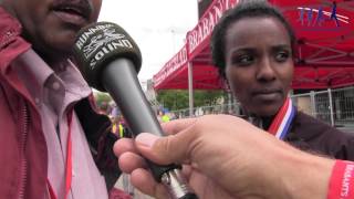 Tirunesh Dibaba interview hardloopnieuwsnl [upl. by Lancey]