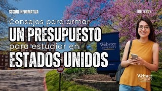 Cómo Hacer un Presupuesto para Estudiar en Estados Unidos💡ft Webster University [upl. by Anod]