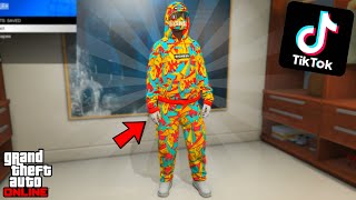 MakingTesting Viral TikTok Gta 5 Tryhard RNG Modded Outfits 43 [upl. by Pitarys]