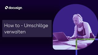 Docusign eSignature How to  Umschläge verwalten [upl. by Mcleod]