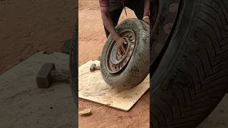 SKILLS BEFORE INFLATING A TYRE [upl. by Eceerahs]