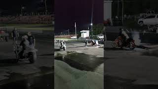 Cecil County Dragway motorcycle burnout harleydavidson [upl. by Aerdnek]