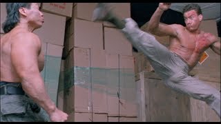 bloodsport fight scenes van damme fight scenes jcvd [upl. by Enibas]