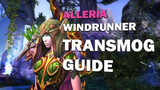 Alleria TRANSMOG Guide [upl. by Tierell]