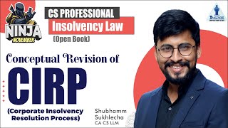 Detailed overview of CIRP  Insolvency Law  Shubhamm Sukhlecha [upl. by Aneerak101]