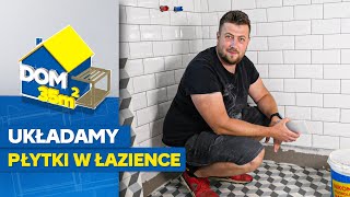 Dom 35 m2  odc 10  Jak ułożyć płytki w małej łazience [upl. by Sokin930]