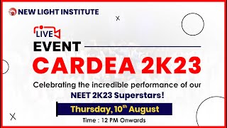 LIVE CARDEA 2K23  Celebrating the Incredible Performance of our NEET 2023 Superstars Do join us [upl. by Hairahcez]