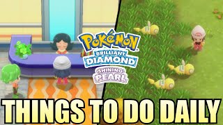 All renewable DAILY Events in Pokemon Brilliant Diamond Shining Pearl [upl. by Damal]