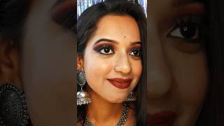 Saraswati puja Black saree part1 saraswatipuja youtubeshorts makeup shorts makeuptutorial [upl. by Enomes]