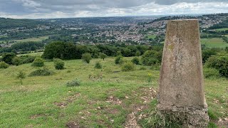 Walkalong Solsbury Lane to Solsbury Hill Bath England [upl. by Euqinitram]