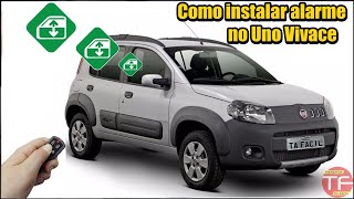 Como instalar alarme e módulo de vidro no Novo Uno Vivace  Way e Nova Fiorino [upl. by Eeldivad969]