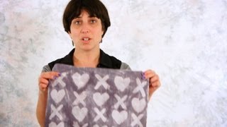 Create Tie Dye Words amp Patterns Using Glue  Tie Dyeing [upl. by Irep798]